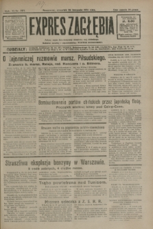 Expres Zagłębia : jedyny organ demokratyczny niezależny woj. kieleckiego. R.6, nr 323 (26 listopada 1931)