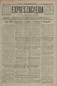 Expres Zagłębia : jedyny organ demokratyczny niezależny woj. kieleckiego. R.6, nr 324 (27 listopada 1931)