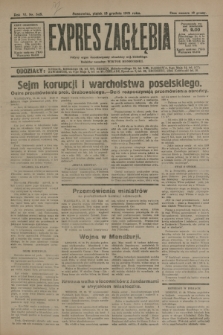 Expres Zagłębia : jedyny organ demokratyczny niezależny woj. kieleckiego. R.6, nr 345 (18 grudnia 1931)