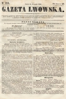 Gazeta Lwowska. 1853, nr 211