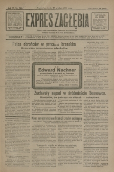 Expres Zagłębia : jedyny organ demokratyczny niezależny woj. kieleckiego. R.6, nr 350 (23 grudnia 1931)