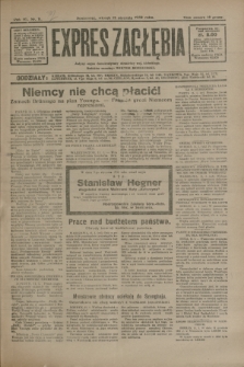 Expres Zagłębia : jedyny organ demokratyczny niezależny woj. kieleckiego. R.7, nr 11 (12 stycznia 1932)