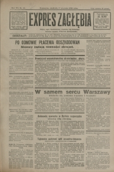 Expres Zagłębia : jedyny organ demokratyczny niezależny woj. kieleckiego. R.7, nr 16 (17 stycznia 1932)