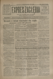 Expres Zagłębia : jedyny organ demokratyczny niezależny woj. kieleckiego. R.7, nr 20 (21 stycznia 1932)