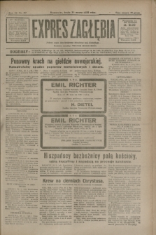 Expres Zagłębia : jedyny organ demokratyczny niezależny woj. kieleckiego. R.7, nr 87 (30 marca 1932)