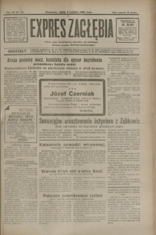 Expres Zagłębia : jedyny organ demokratyczny niezależny woj. kieleckiego. R.7, nr 96 (8 kwietnia 1932)