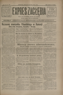 Expres Zagłębia : jedyny organ demokratyczny niezależny woj. kieleckiego. R.7, nr 107 (19 kwietnia 1932)