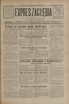 Expres Zagłębia : jedyny organ demokratyczny niezależny woj. kieleckiego. R.7, nr 159 (11 czerwca 1932)
