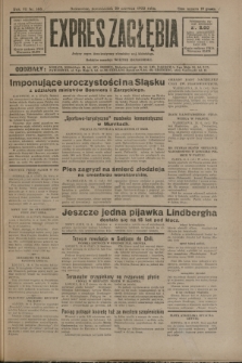 Expres Zagłębia : jedyny organ demokratyczny niezależny woj. kieleckiego. R.7, nr 168 (20 czerwca 1932)