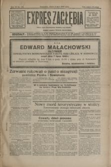 Expres Zagłębia : jedyny organ demokratyczny niezależny woj. kieleckiego. R.7, nr 186 (8 lipca 1932)