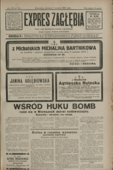 Expres Zagłębia : jedyny organ demokratyczny niezależny woj. kieleckiego. R.7, nr 216 (7 sierpnia 1932)