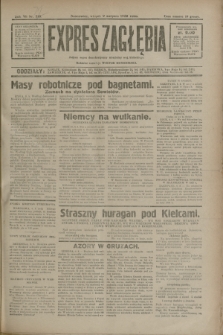 Expres Zagłębia : jedyny organ demokratyczny niezależny woj. kieleckiego. R.7, nr 218 (9 sierpnia 1932)