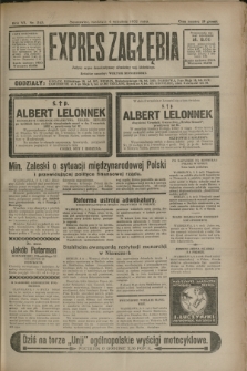 Expres Zagłębia : jedyny organ demokratyczny niezależny woj. kieleckiego. R.7, nr 243 (4 września 1932)