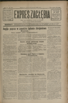 Expres Zagłębia : jedyny organ demokratyczny niezależny woj. kieleckiego. R.7, nr 249 (10 września 1932)