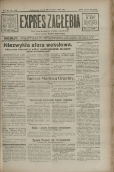 Expres Zagłębia : jedyny organ demokratyczny niezależny woj. kieleckiego. R.7, nr 259 (20 września 1932)