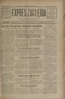 Expres Zagłębia : jedyny organ demokratyczny niezależny woj. kieleckiego. R.7, nr 261 (22 września 1932)