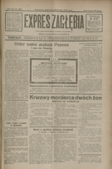Expres Zagłębia : jedyny organ demokratyczny niezależny woj. kieleckiego. R.7, nr 289 (21 października 1932)