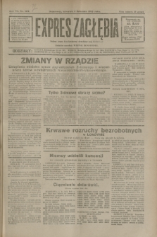Expres Zagłębia : jedyny organ demokratyczny niezależny woj. kieleckiego. R.7, nr 302 (3 listopada 1932)