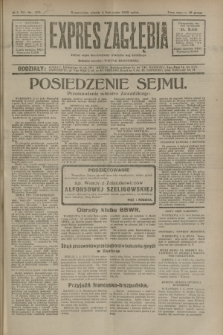 Expres Zagłębia : jedyny organ demokratyczny niezależny woj. kieleckiego. R.7, nr 303 (4 listopada 1932)