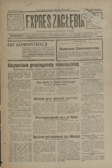 Expres Zagłębia : jedyny organ demokratyczny niezależny woj. kieleckiego. R.8, nr 3 (3 stycznia 1933)