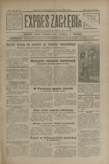 Expres Zagłębia : jedyny organ demokratyczny niezależny woj. kieleckiego. R.8, nr 16 (16 stycznia 1933)