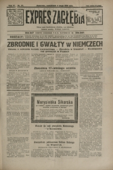 Expres Zagłębia : jedyny organ demokratyczny niezależny woj. kieleckiego. R.8, nr 37 (6 lutego 1933)