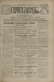 Expres Zagłębia : jedyny organ demokratyczny niezależny woj. kieleckiego. R.8, nr 38 (7 lutego 1933)
