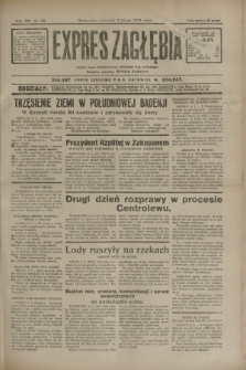 Expres Zagłębia : jedyny organ demokratyczny niezależny woj. kieleckiego. R.8, nr 40 (9 lutego 1933)