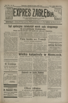 Expres Zagłębia : jedyny organ demokratyczny niezależny woj. kieleckiego. R.8, nr 43 (12 lutego 1933)