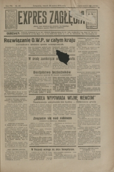 Expres Zagłębia : jedyny organ demokratyczny niezależny woj. kieleckiego. R.8, nr 87 (28 marca 1933)