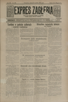 Expres Zagłębia : jedyny organ demokratyczny niezależny woj. kieleckiego. R.8, nr 106 (18 kwietnia 1933)