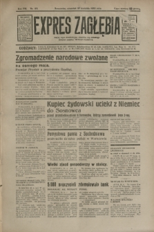 Expres Zagłębia : jedyny organ demokratyczny niezależny woj. kieleckiego. R.8, nr 115 (27 kwietnia 1933)