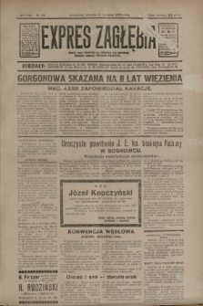 Expres Zagłębia : jedyny organ demokratyczny niezależny woj. kieleckiego. R.8, nr 118 (30 kwietnia 1933)