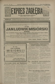 Expres Zagłębia : jedyny organ demokratyczny niezależny woj. kieleckiego. R.8, nr 147 (29 maja 1933)