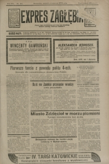 Expres Zagłębia : jedyny organ demokratyczny niezależny woj. kieleckiego. R.8, nr 153 (4 czerwca 1933)