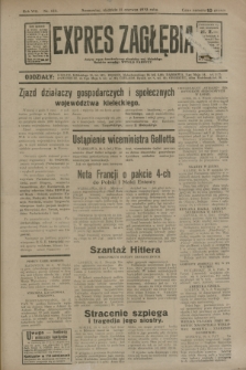 Expres Zagłębia : jedyny organ demokratyczny niezależny woj. kieleckiego. R.8, nr 159 (11 czerwca 1933)