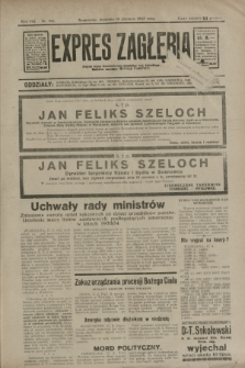Expres Zagłębia : jedyny organ demokratyczny niezależny woj. kieleckiego. R.8, nr 166 (18 czerwca 1933)