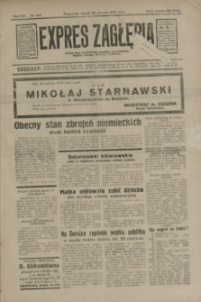 Expres Zagłębia : jedyny organ demokratyczny niezależny woj. kieleckiego. R.8, nr 168 (20 czerwca 1933)
