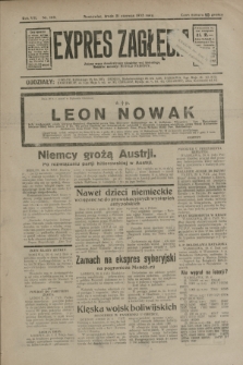 Expres Zagłębia : jedyny organ demokratyczny niezależny woj. kieleckiego. R.8, nr 169 (21 czerwca 1933)