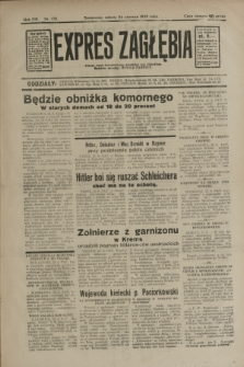 Expres Zagłębia : jedyny organ demokratyczny niezależny woj. kieleckiego. R.8, nr 172 (24 czerwca 1933)
