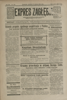 Expres Zagłębia : jedyny organ demokratyczny niezależny woj. kieleckiego. R.8, nr 173 (25 czerwca 1933)