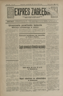 Expres Zagłębia : jedyny organ demokratyczny niezależny woj. kieleckiego. R.8, nr 174 (26 czerwca 1933)
