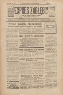 Expres Zagłębia : jedyny organ demokratyczny niezależny woj. kieleckiego. R.8, nr 179 (1 czerwca 1933)