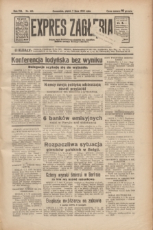 Expres Zagłębia : jedyny organ demokratyczny niezależny woj. kieleckiego. R.8, nr 185 (7 lipca 1933)