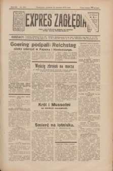 Expres Zagłębia : jedyny organ demokratyczny niezależny woj. kieleckiego. R.8, nr 233 (24 sierpnia 1933)