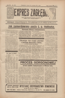 Expres Zagłębia : jedyny organ demokratyczny niezależny woj. kieleckiego. R.8, nr 263 (23 września 1933)