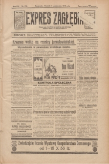 Expres Zagłębia : jedyny organ demokratyczny niezależny woj. kieleckiego. R.8, nr 271 (1 października 1933)
