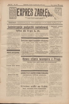 Expres Zagłębia : jedyny organ demokratyczny niezależny woj. kieleckiego. R.8, nr 273 (3 października 1933)