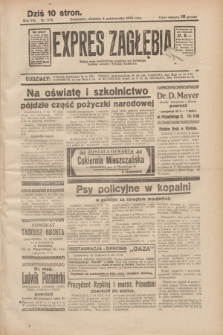 Expres Zagłębia : jedyny organ demokratyczny niezależny woj. kieleckiego. R.8, nr 278 (8 października 1933)