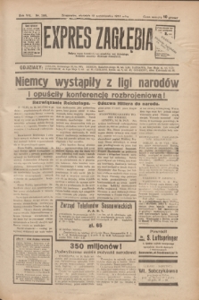 Expres Zagłębia : jedyny organ demokratyczny niezależny woj. kieleckiego. R.8, nr 285 (15 października 1933)